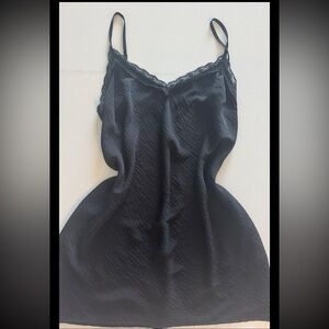 Hollister S Black Dress Lace Summer sexy Dress Black S Light Club Straps V Neck